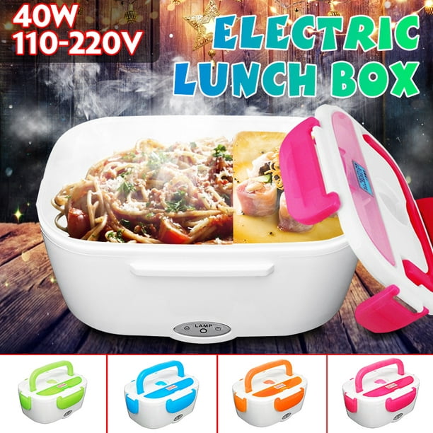 110V Electric Heating Insulation Box Multifunctional Electronic Heated Lunch Box 